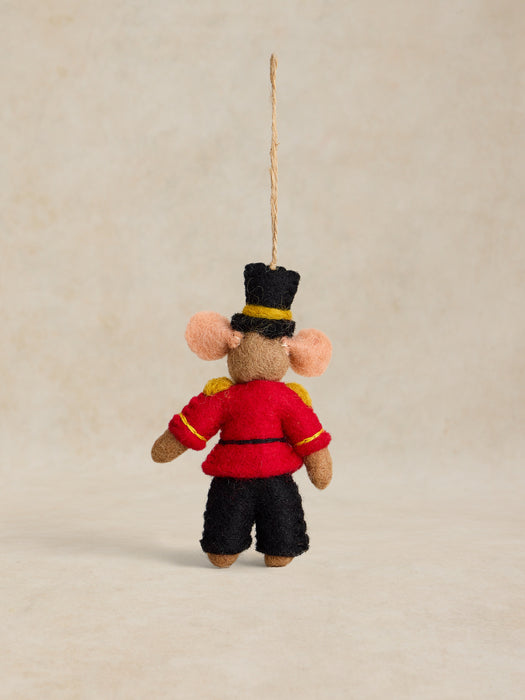 White Stuff Nutcracker Mouse Hanging Festive Decoration