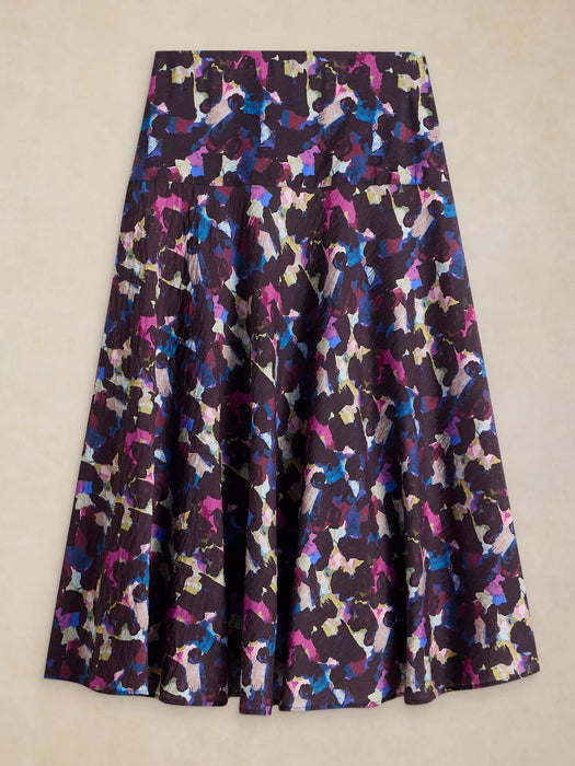 White Stuff Women's Gianna Bias Cut Midi Skirt In Pink Multi