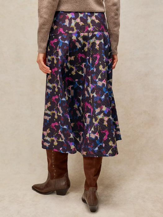 White Stuff Women's Gianna Bias Cut Midi Skirt In Pink Multi