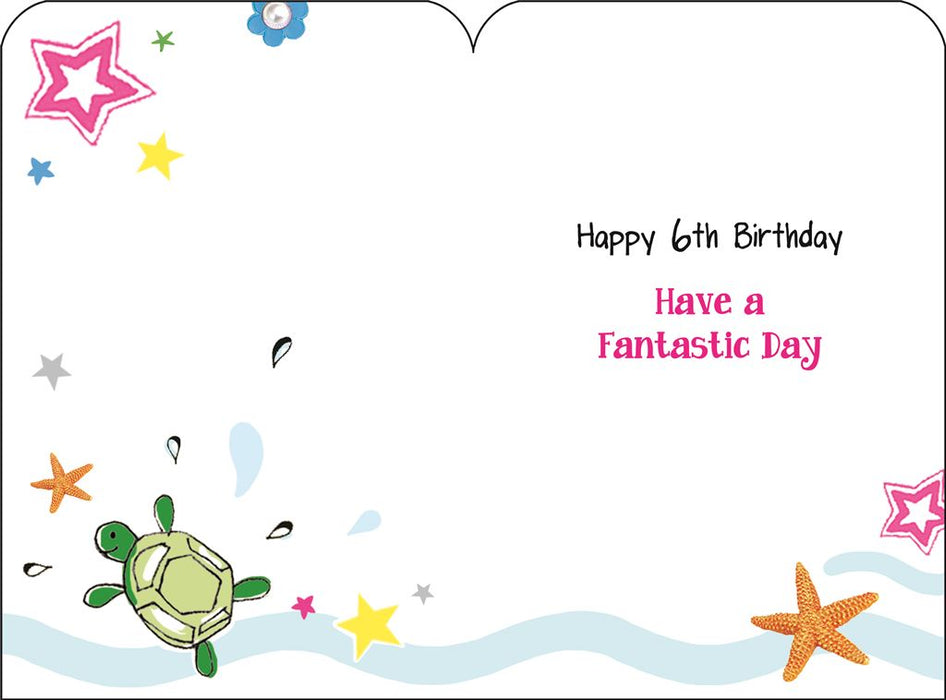 Jonny Javelin 'Happy Birthday 6 Today' Birthday Card