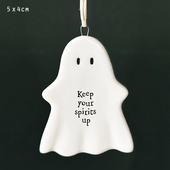 East of India Porcelain Ghost - Keep Your Spirits Up
