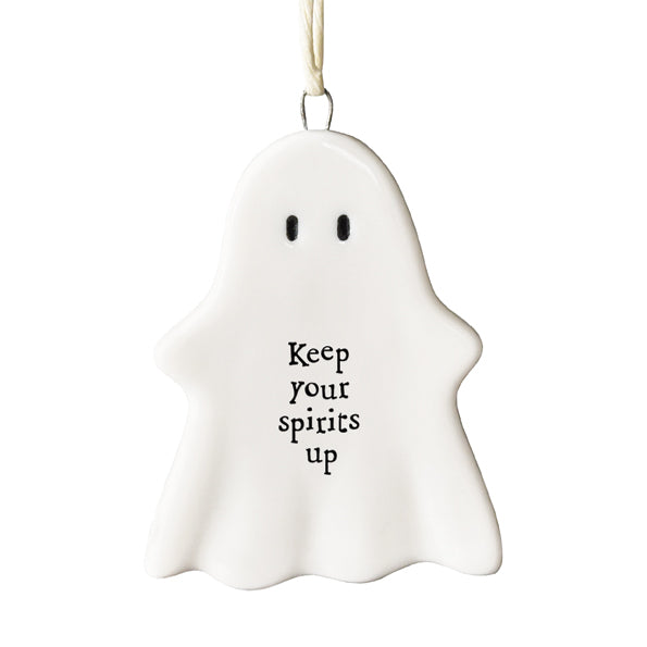 East of India Porcelain Ghost - Keep Your Spirits Up