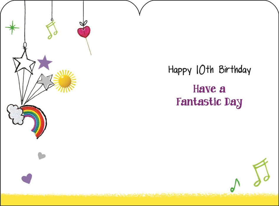 Jonny Javelin 'Happy Birthday 10 Today' Birthday Card