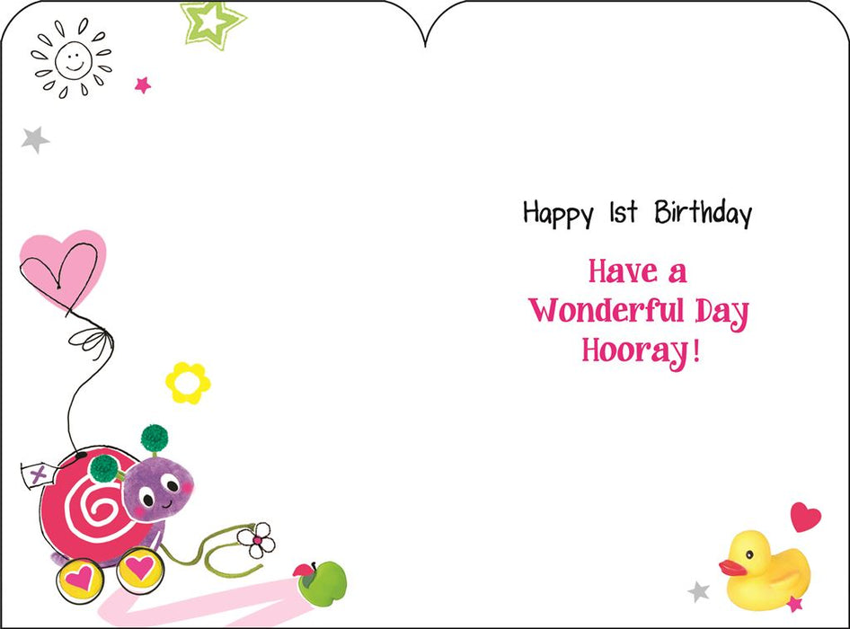 Jonny Javelin 'Happy Birthday 1 Today' Birthday Card