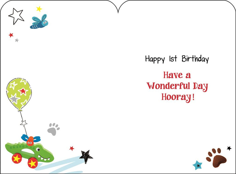 Jonny Javelin 'Happy Birthday 1 Today' Birthday Card