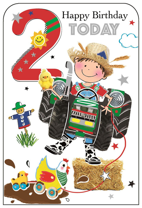 Jonny Javelin 'Happy Birthday 2 Today' Birthday Card