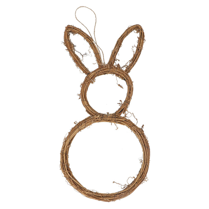 Gisela Graham Twig Rabbit Spring Wreath