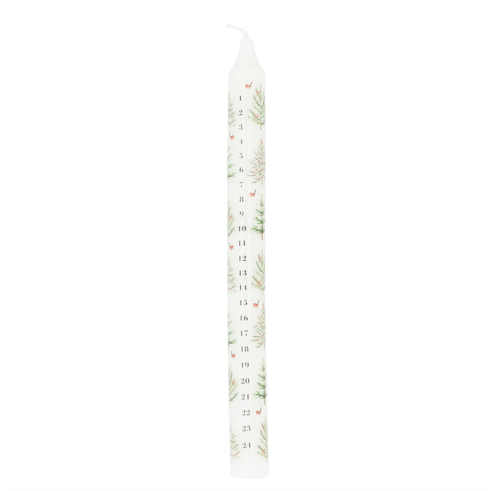 Gisela Graham Xmas Trees Advent Crown Candle