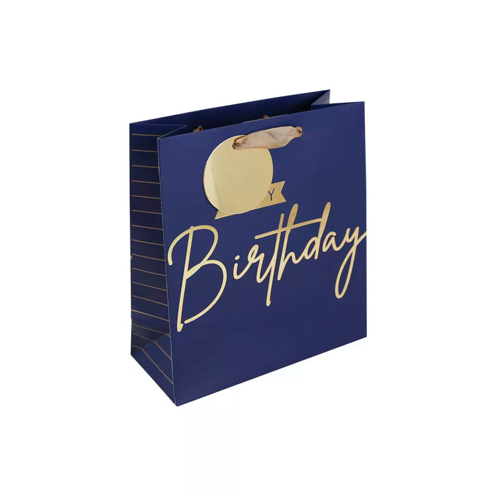 Eurowrap Blue Happy Birthday Gift Bag