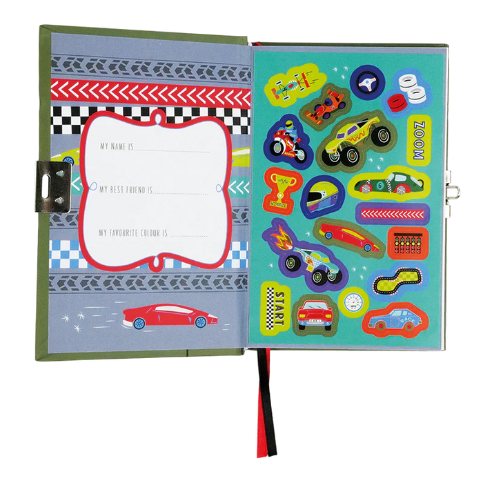 Floss & Rock Scented Secret Diary - Cars