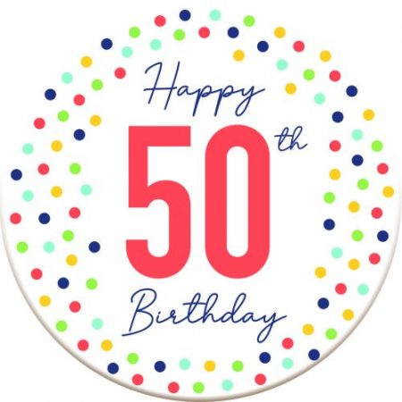 Scentiment Gifts 50th Birthday Coaster
