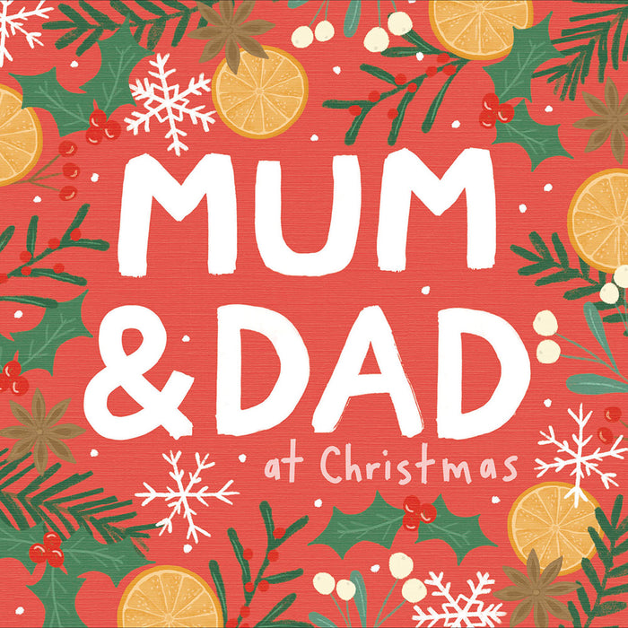 Woodmansterne 'To Mum & Dad' Christmas Card