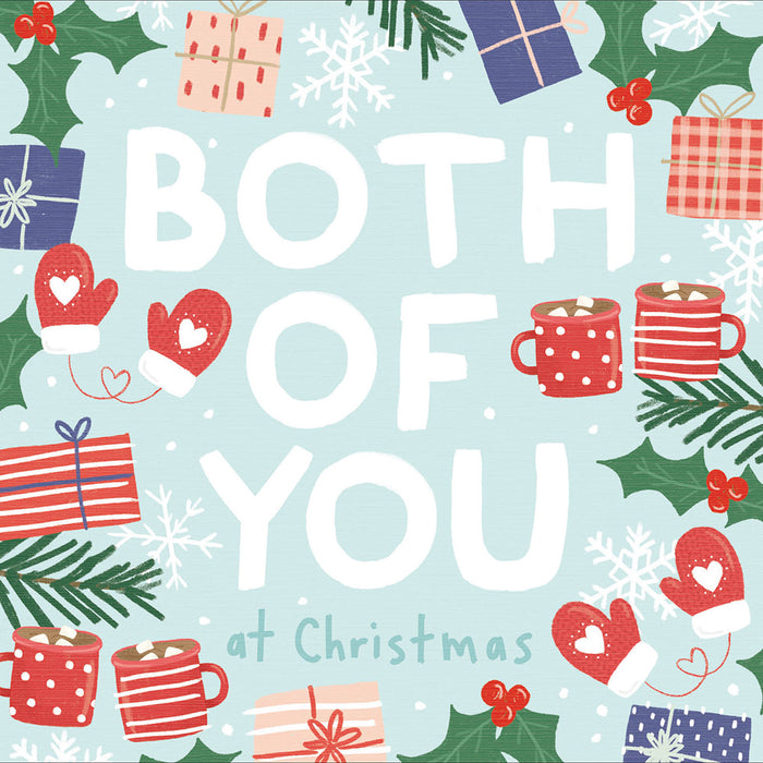 Woodmansterne 'To Both Of You' Christmas Card