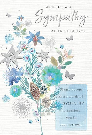 Words & Wishes 'With Deepest Sympathy' Card