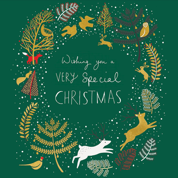 Woodmansterne 'Christmas Wildlife' Christmas Card