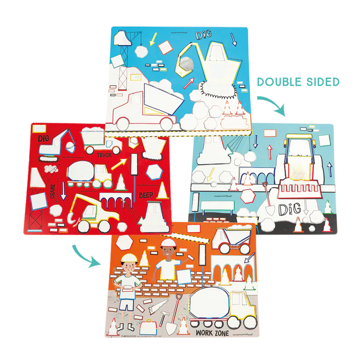 Floss & Rock Magic Water Placemats - Construction