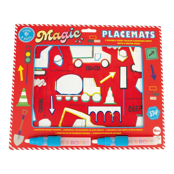 Floss & Rock Magic Water Placemats - Construction
