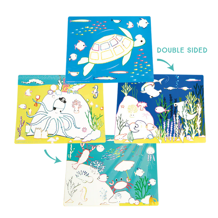 Floss & Rock Magic Water Placemats - Ocean