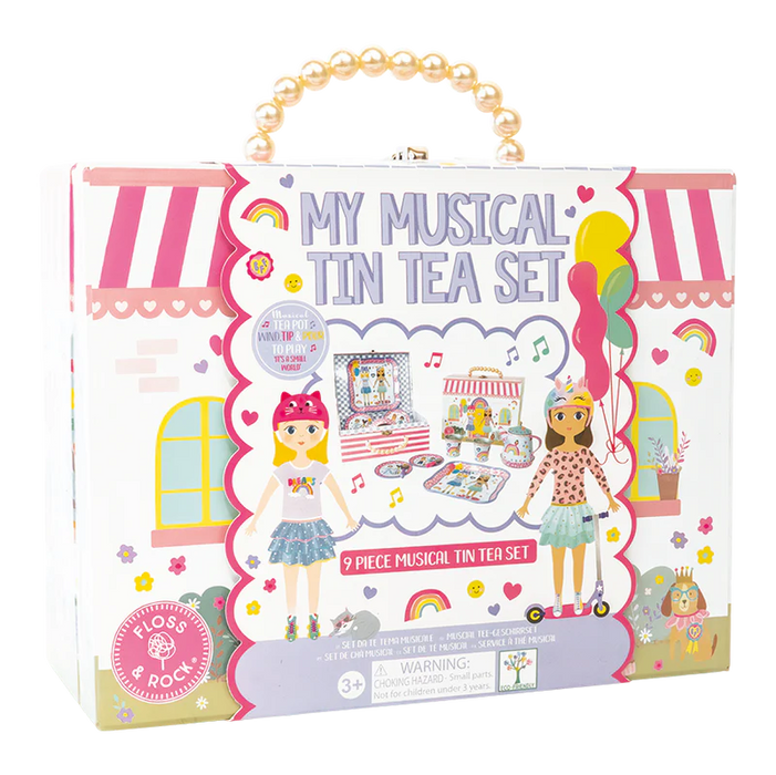 Floss & Rock 9 Piece Musical Tea Set - Best Friends
