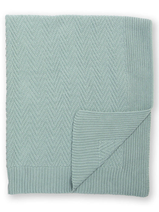 Kite Heirloom Knit Blanket Soft Thyme