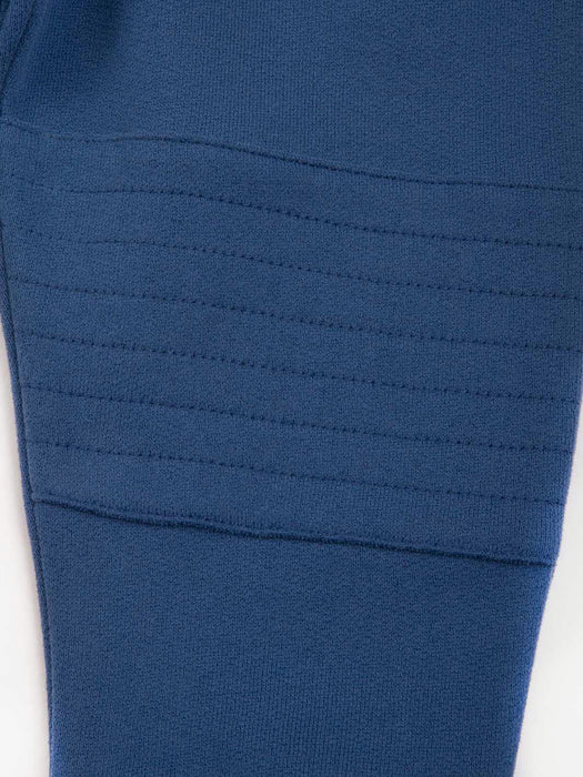 Kite Stitch Patch Joggers Navy