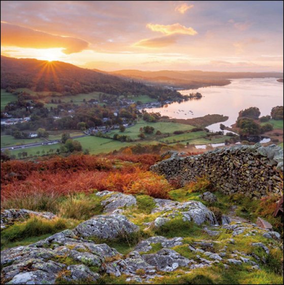 Woodmansterne 'Lake District, Cumbria' Open Card