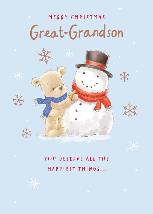 UKG 'Great Grandson Cute' Christmas Card