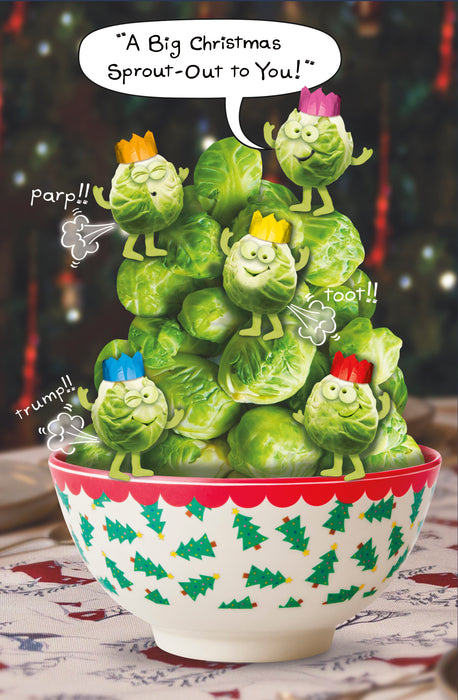 UKG 'Bowl Of Sprouts' Christmas Card