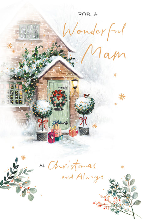 UKG 'Gibson Core Line Mam' Christmas Card