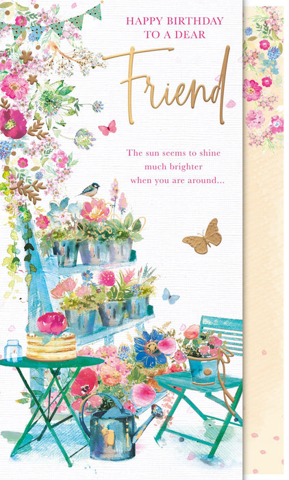 Words & Wishes 'Happy Birthday To A Dear Friend' Birthday Card