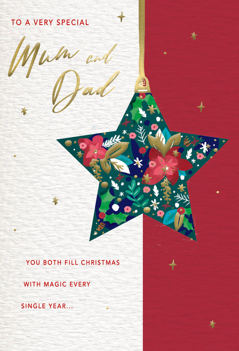 ICG 'To A Very Special Mum And Dad' Christmas Card