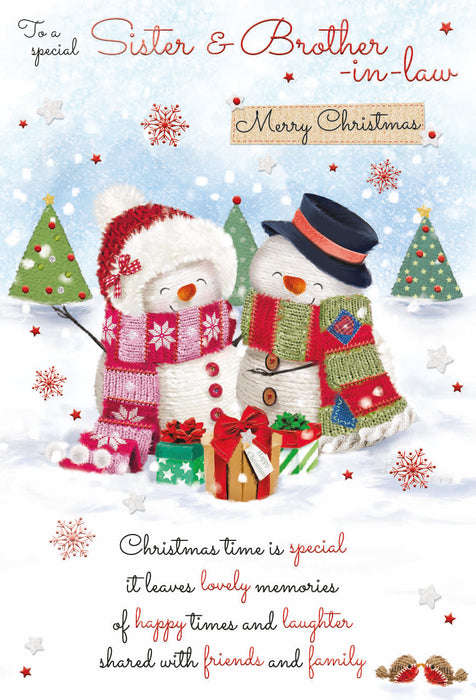 ICG 'To A Special Sister & Brother-In-Law' Christmas Card