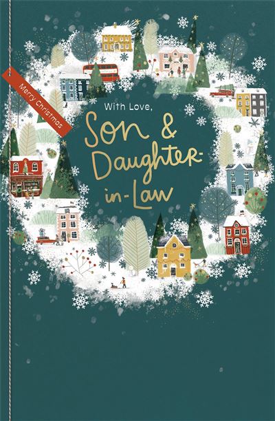 UKG 'With Love Son & Daughter In Law' Christmas Card