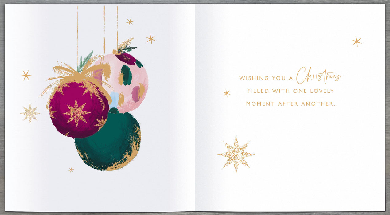 UKG 'Midnight Lustre Granddaughter' Christmas Card