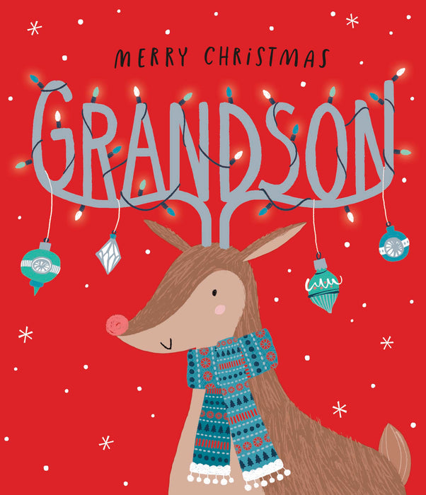 UKG 'Carlton Core Line Grandson' Christmas Card