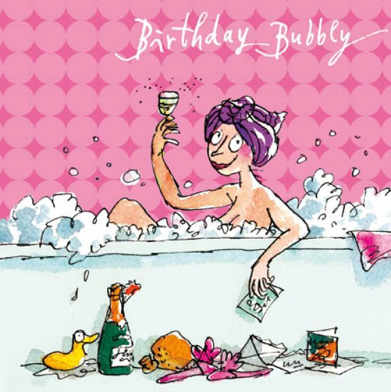 Woodmansterne 'Time For Bubbles' Birthday Card