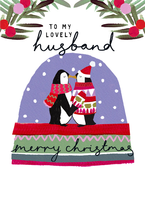 UKG 'To My Lovely Husband' Christmas Card