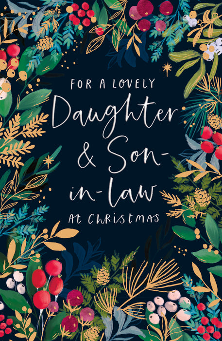 UKG 'Lovely Daughter & Son In Law' Christmas Card