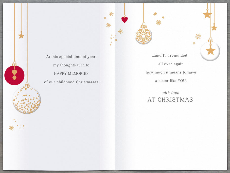 UKG Special Sister' Christmas Card