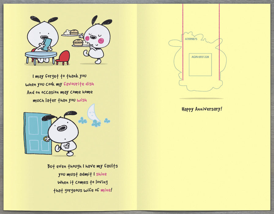 UKG 'An Anniversary Poem For My Wife' Card