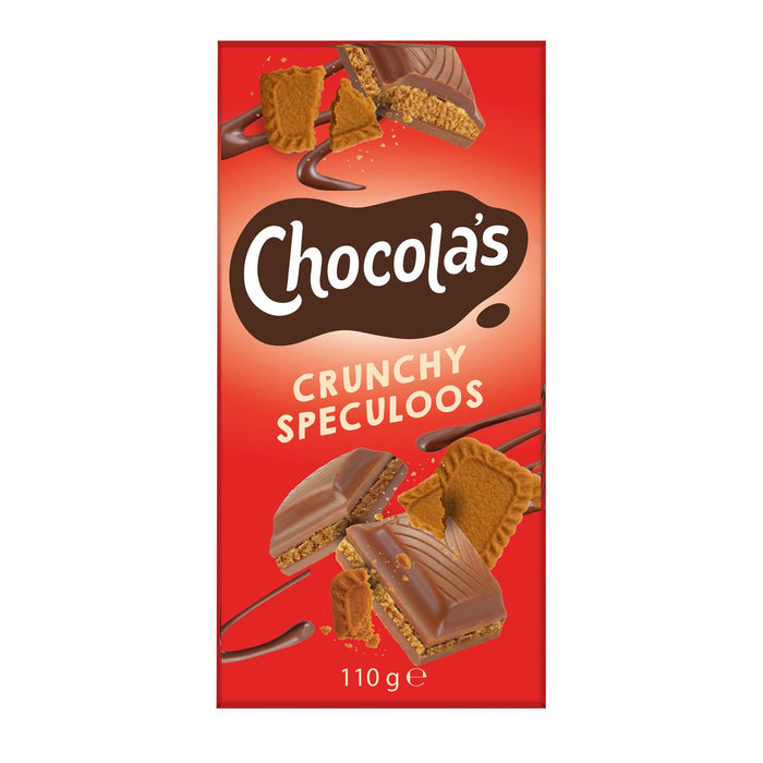 Chocolas Milk Chocolate Bar With Crunchy Speculoos