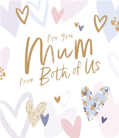 UKG 'For You Mum From Both Of Us' Mother's Day Card