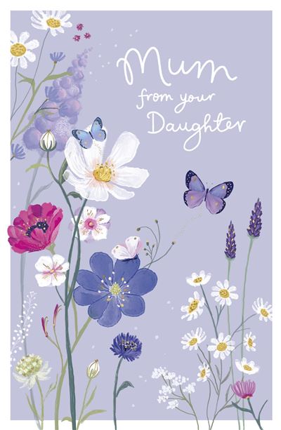 UKG 'Mum From Your Daughter' Mother's Day Card