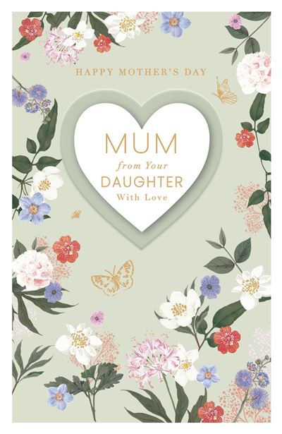 UKG 'Mum From Your Daughter' Mother's Day Card