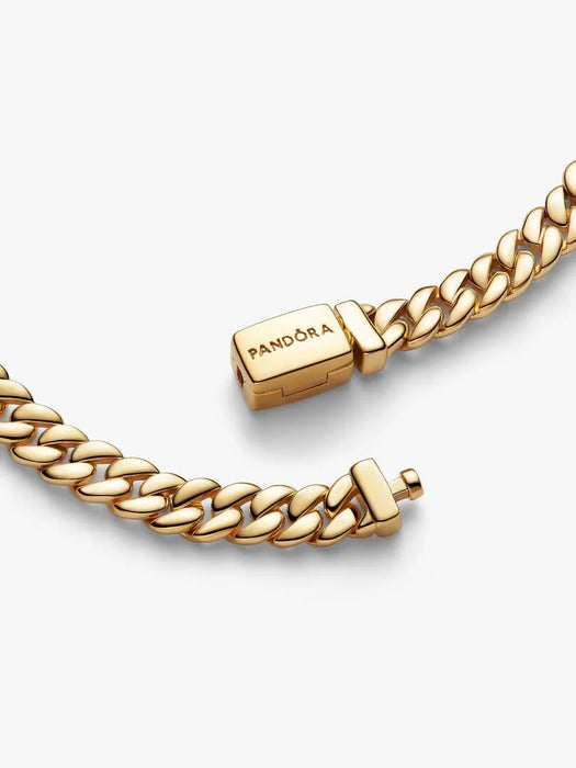 Pandora Cuban Chain Bracelet 14k Gold Plating