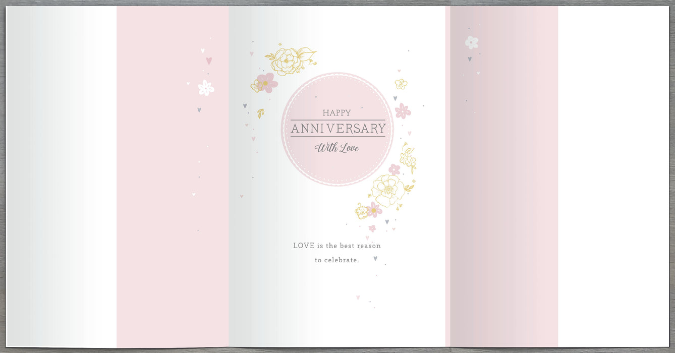 UKG 'Happy Anniversary With Love' Open Card