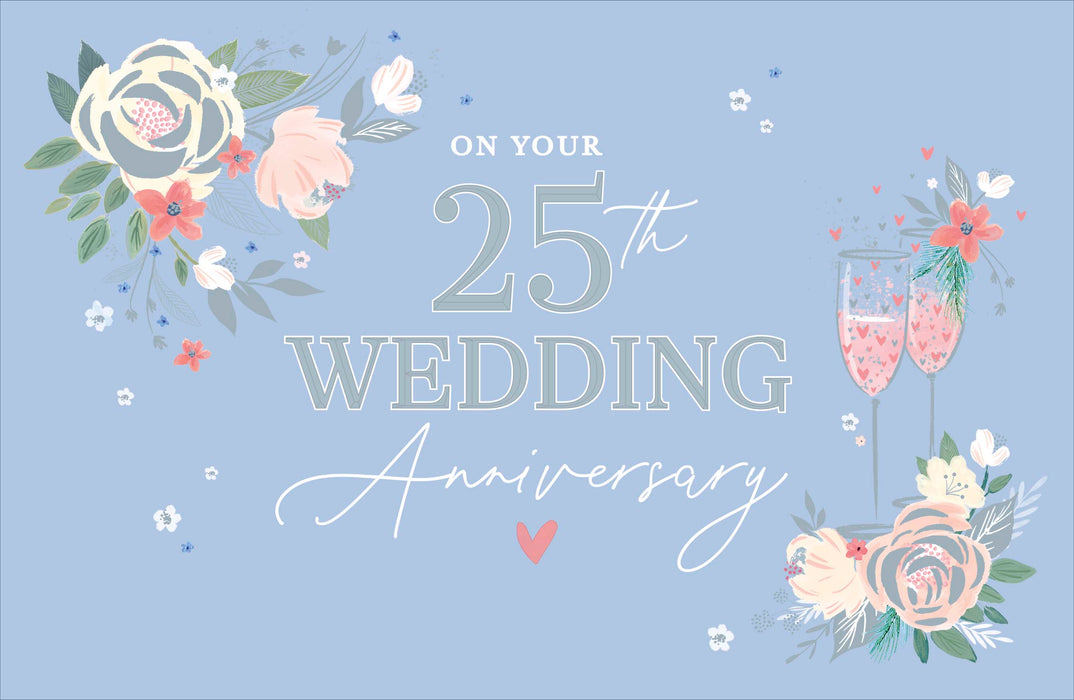 UKG 'On Your 25th Wedding Anniversary' Card