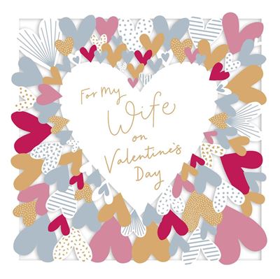 UKG 'For My Wife On Valentines Day' Valentine Card
