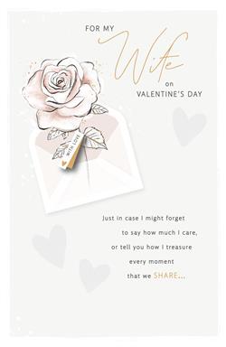 UKG 'For My Wife On Valentines Day' Valentine Card