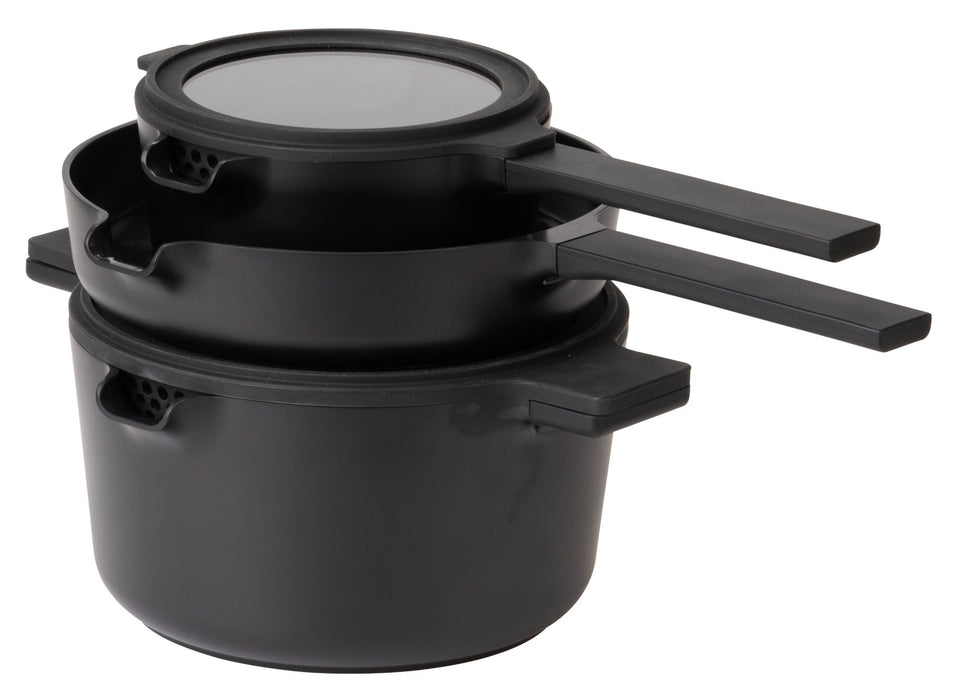 Luxe All-In-One Black Cookware Set